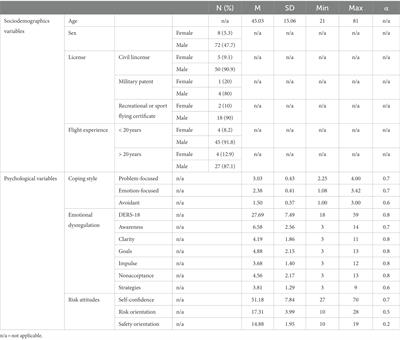 Safety at high altitude: the importance of emotional dysregulation on pilots’ risk attitudes during flight